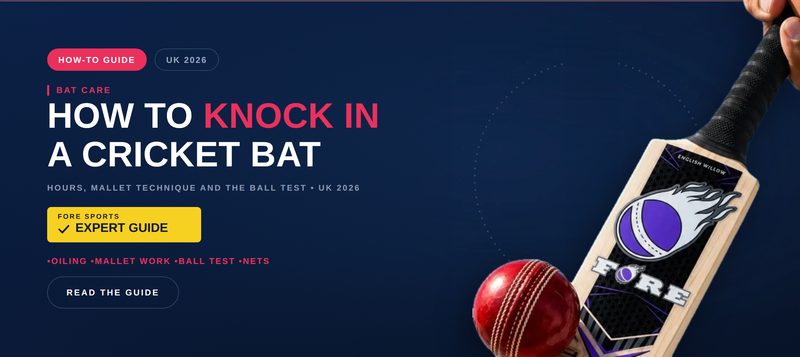 How to Knock In a Cricket Bat