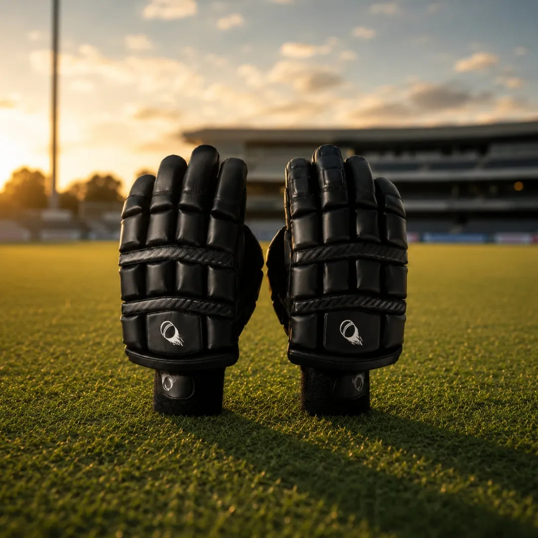 Premium Black Batting Gloves