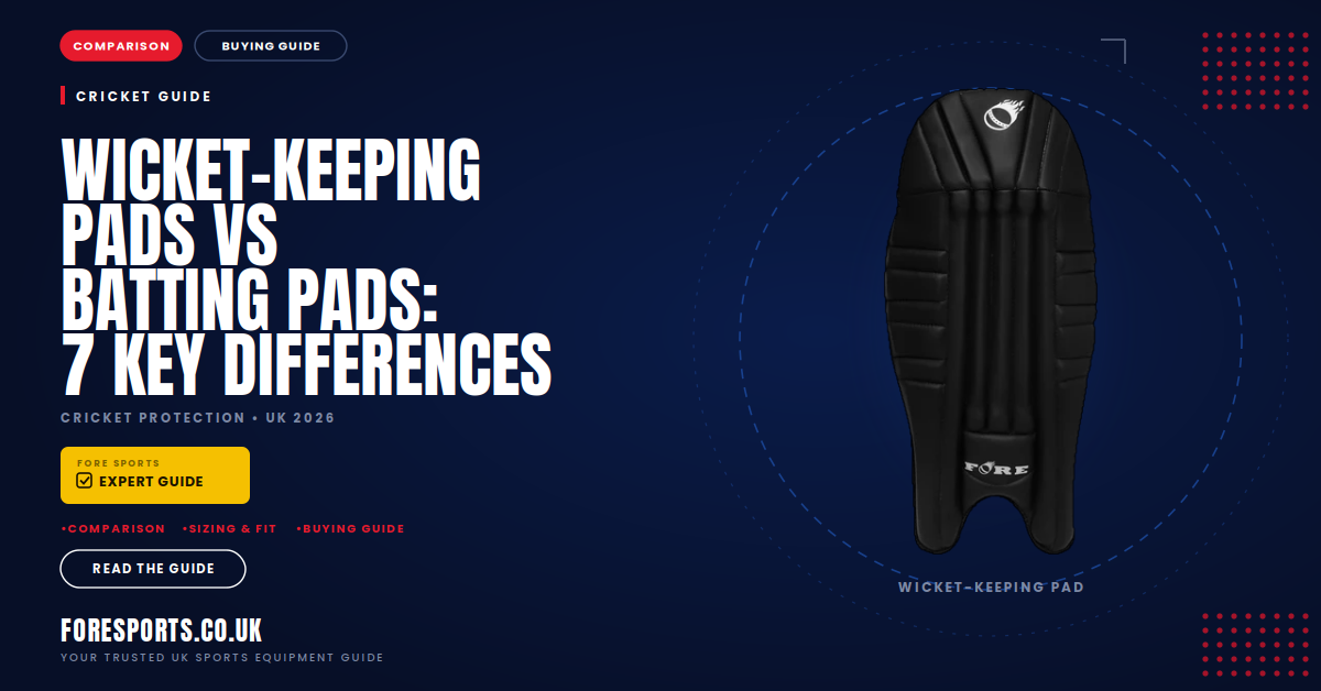 Wicket-Keeping Pads vs Batting Pads: 7 Key Differences You Need to Know