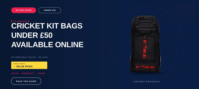 Affordable Cricket Kit Bags Under £50