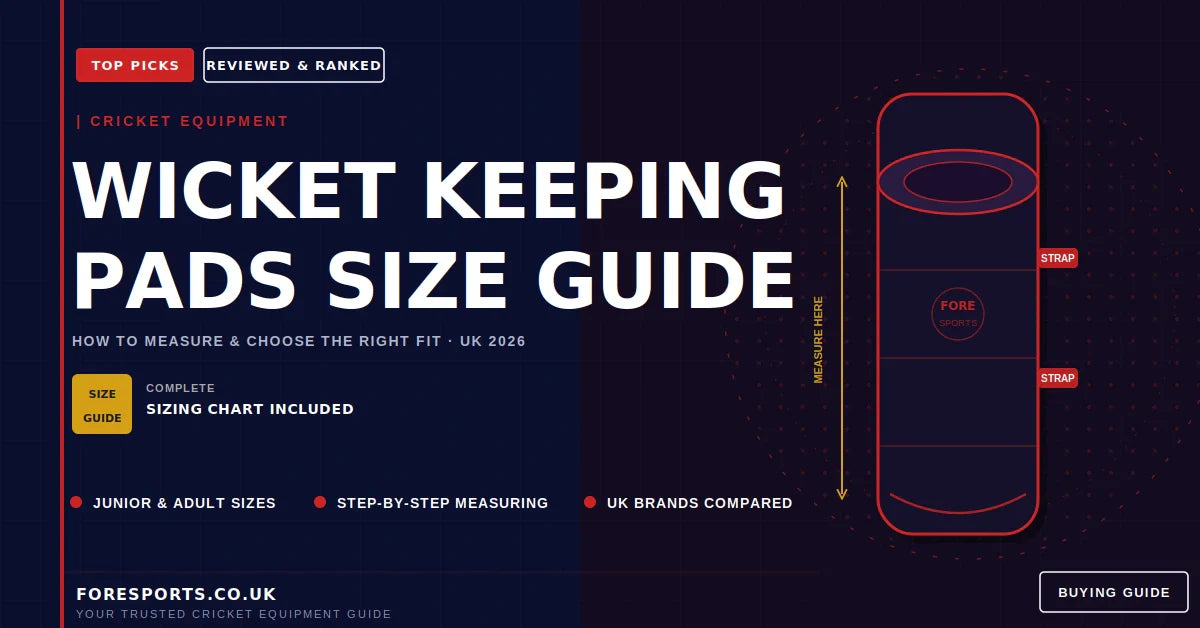 How to Choose the Right Size: Wicket Keeping Pads Size Guide