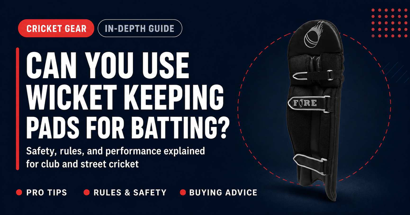 Can You Use Wicket Keeping Pads for Batting?