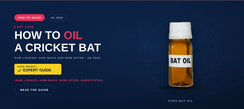 How to Oil a Cricket Bat