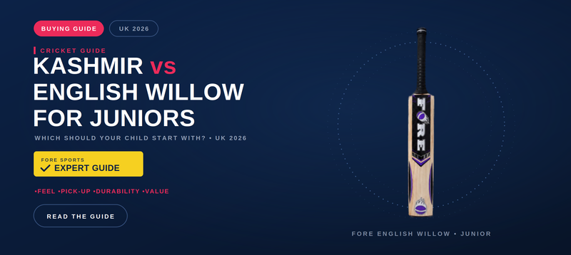 Kashmir Willow vs English Willow for Juniors: Which Should Your Child Start With?