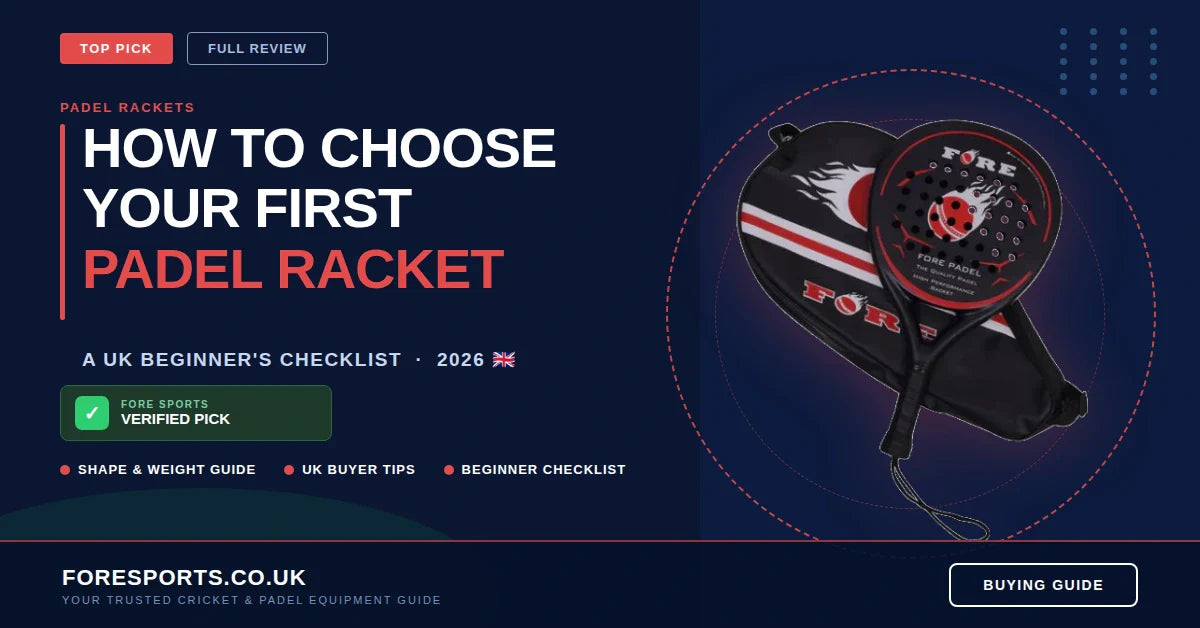 How To Choose Your First Padel Racket (A UK Beginner's Checklist)