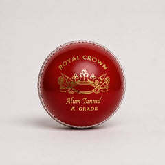 Alum Tanned Royal Crown - 5 LAYER Red Cricket Ball