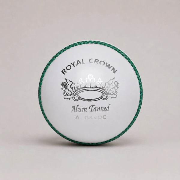 Alum Tanned Royal Crown - 5 LAYER White Cricket Ball