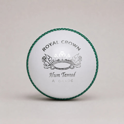 Alum Tanned Royal Crown - 5 LAYER White Cricket Ball