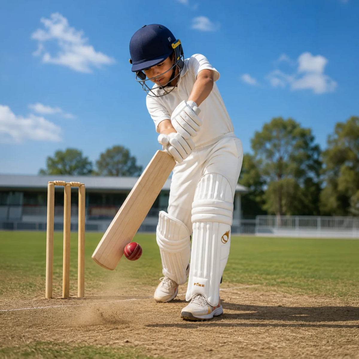 Youth Batting Pad (White)