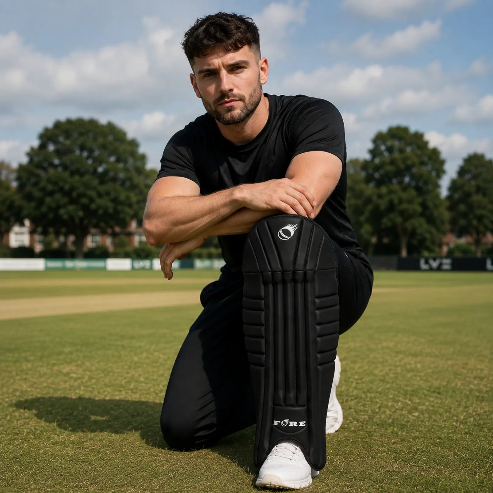 Cricket Keeping Pad (Black)