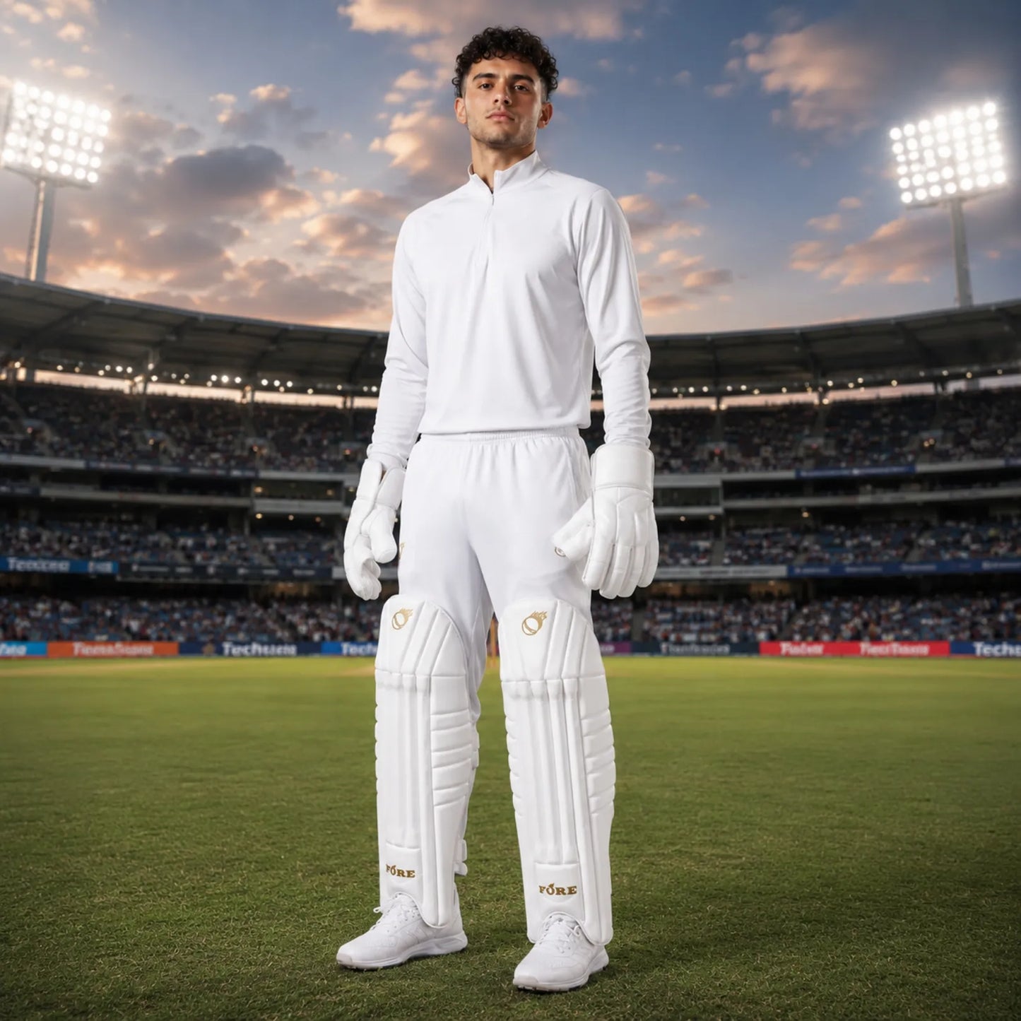 Cricket Keeping Pad (White)