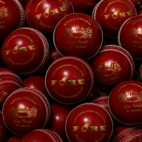 Alum Tanned Royal Crown - 5 LAYER Red Cricket Ball