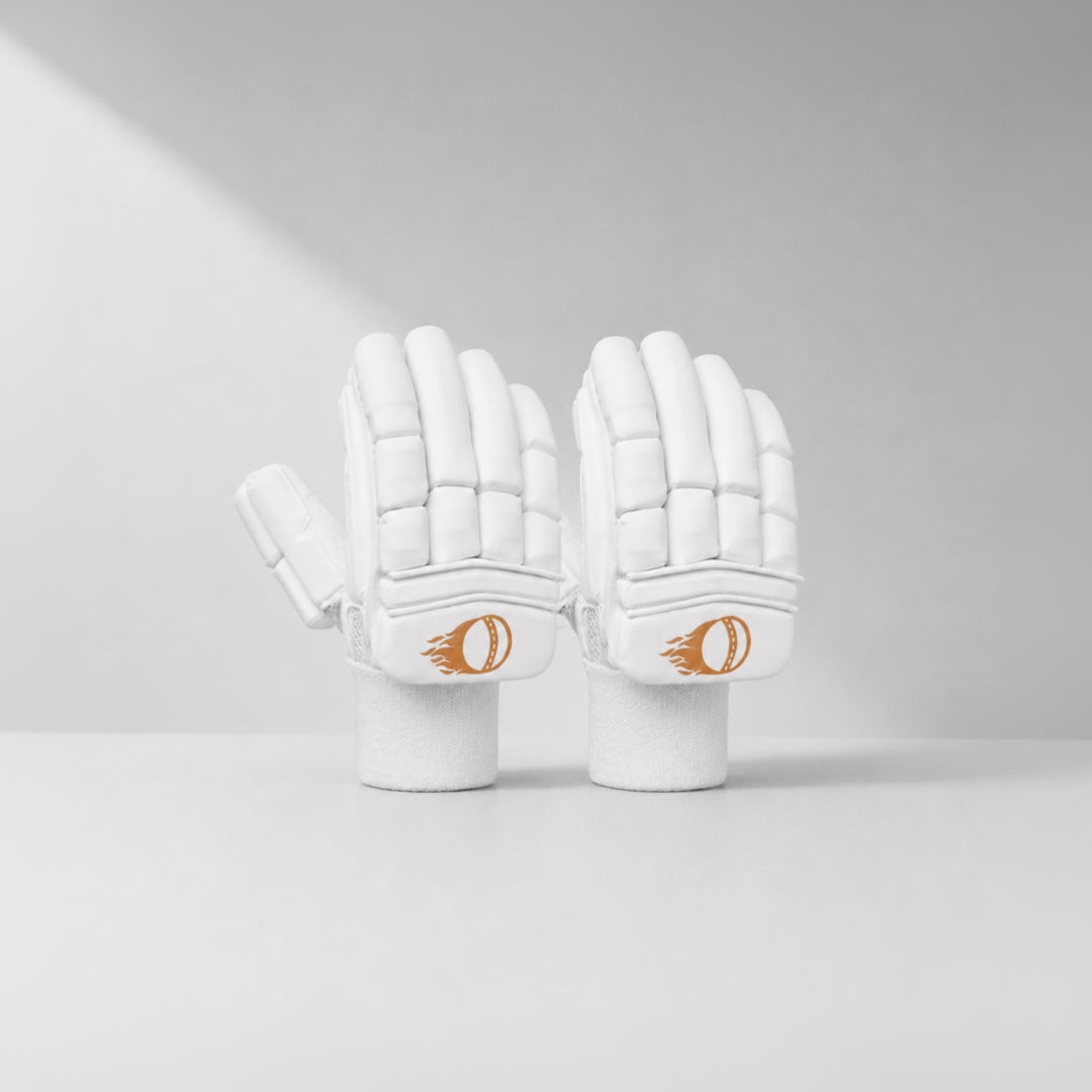 Junior Batting Gloves (White)