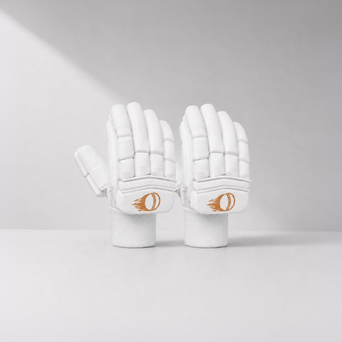 Junior Batting Gloves (White)