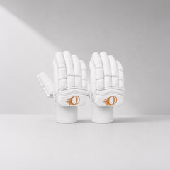 Junior Batting Gloves (White)