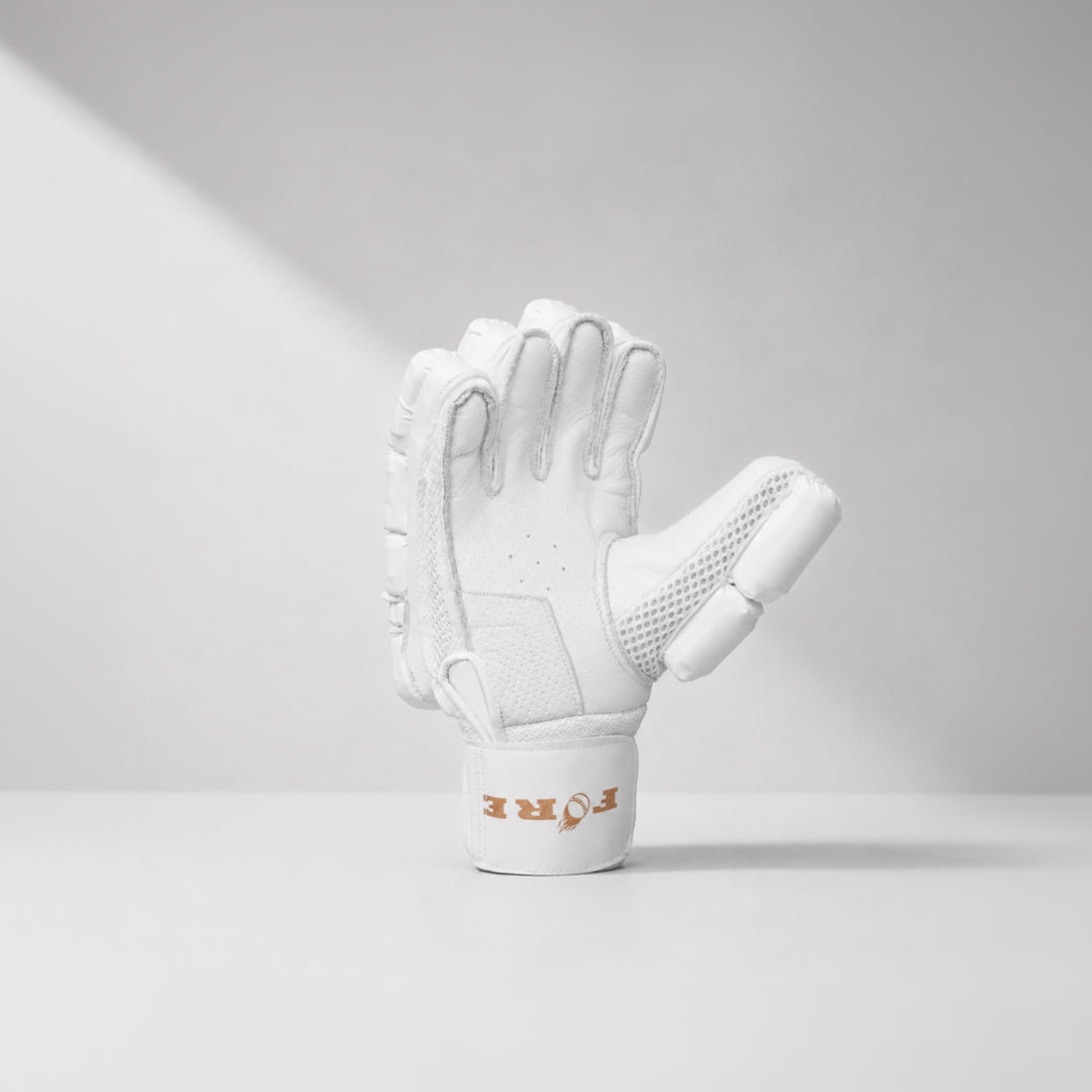 Junior Batting Gloves (White)