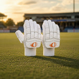 Junior Batting Gloves (White)