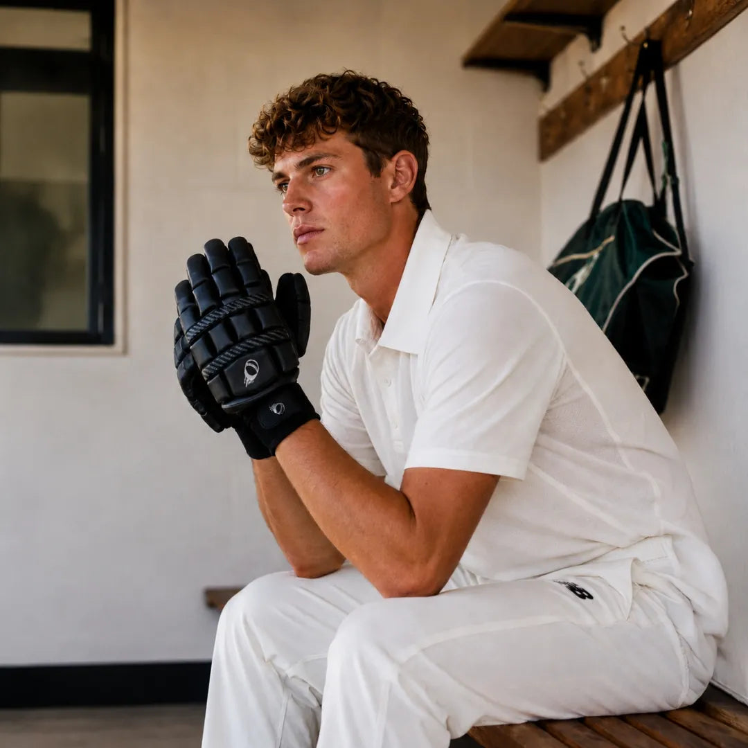 Premium Black Batting Gloves
