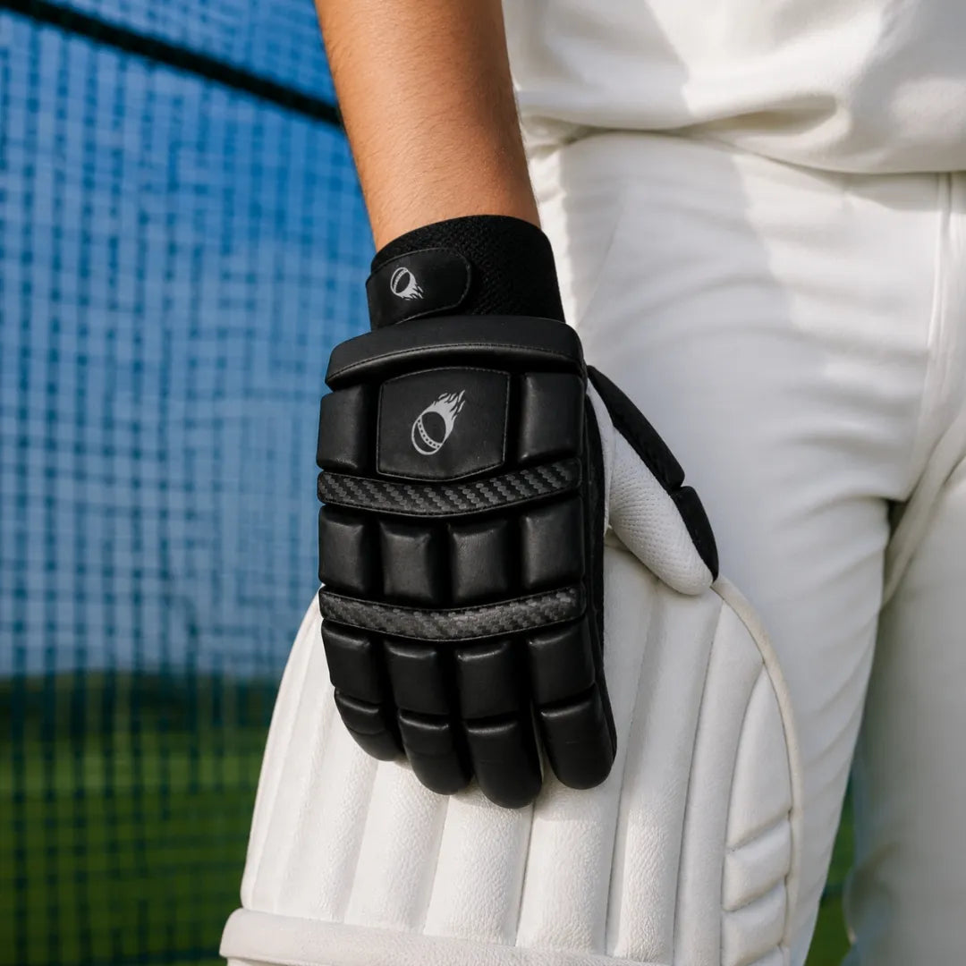 Premium Black Batting Gloves