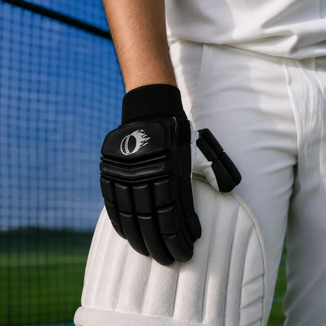 Junior Batting Gloves (Black )