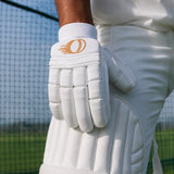 Junior Batting Gloves (White)