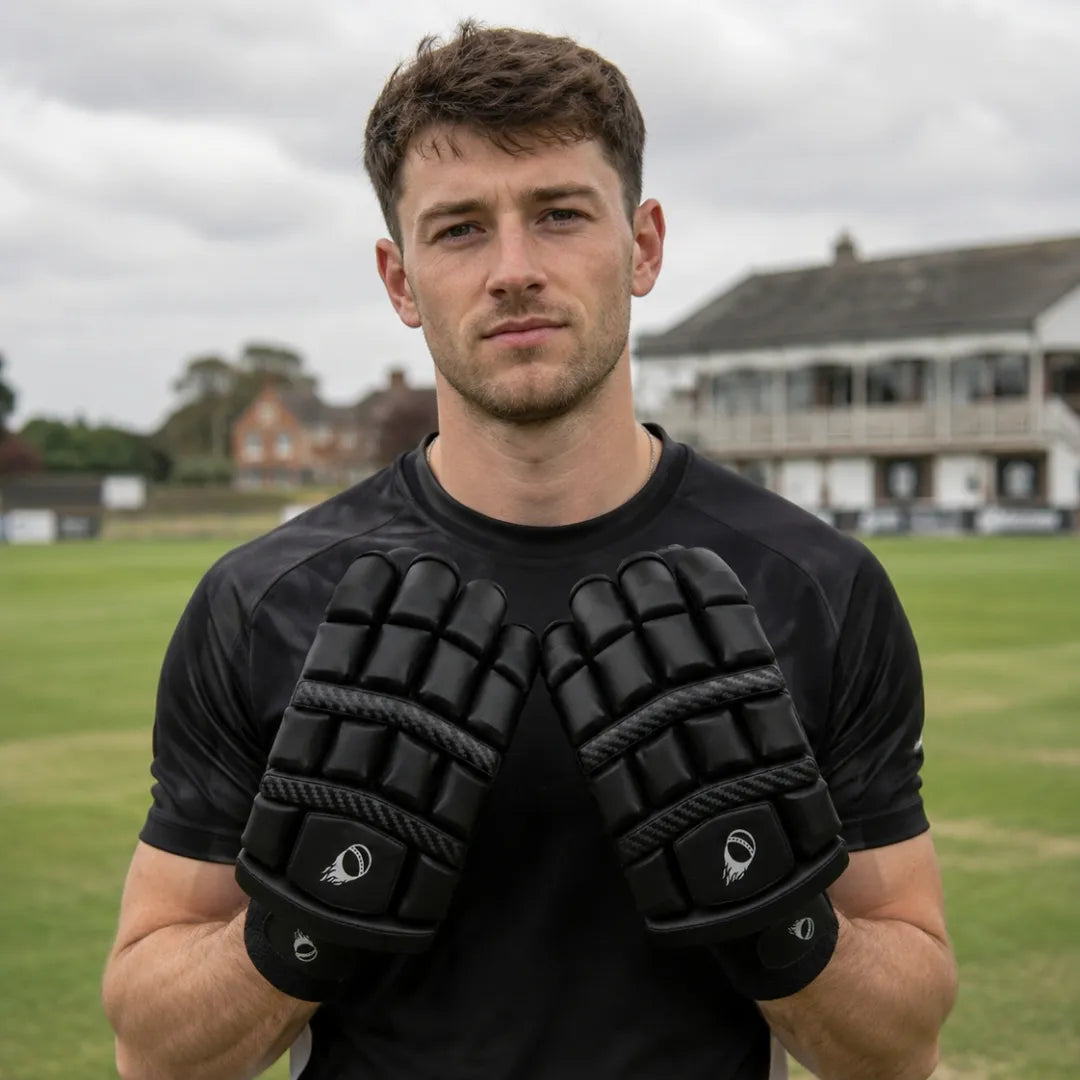 Premium Black Batting Gloves