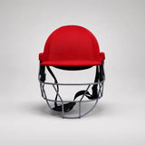 High-Performance Cricket Helmet (Red)