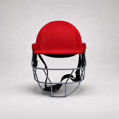High-Performance Cricket Helmet (Red)