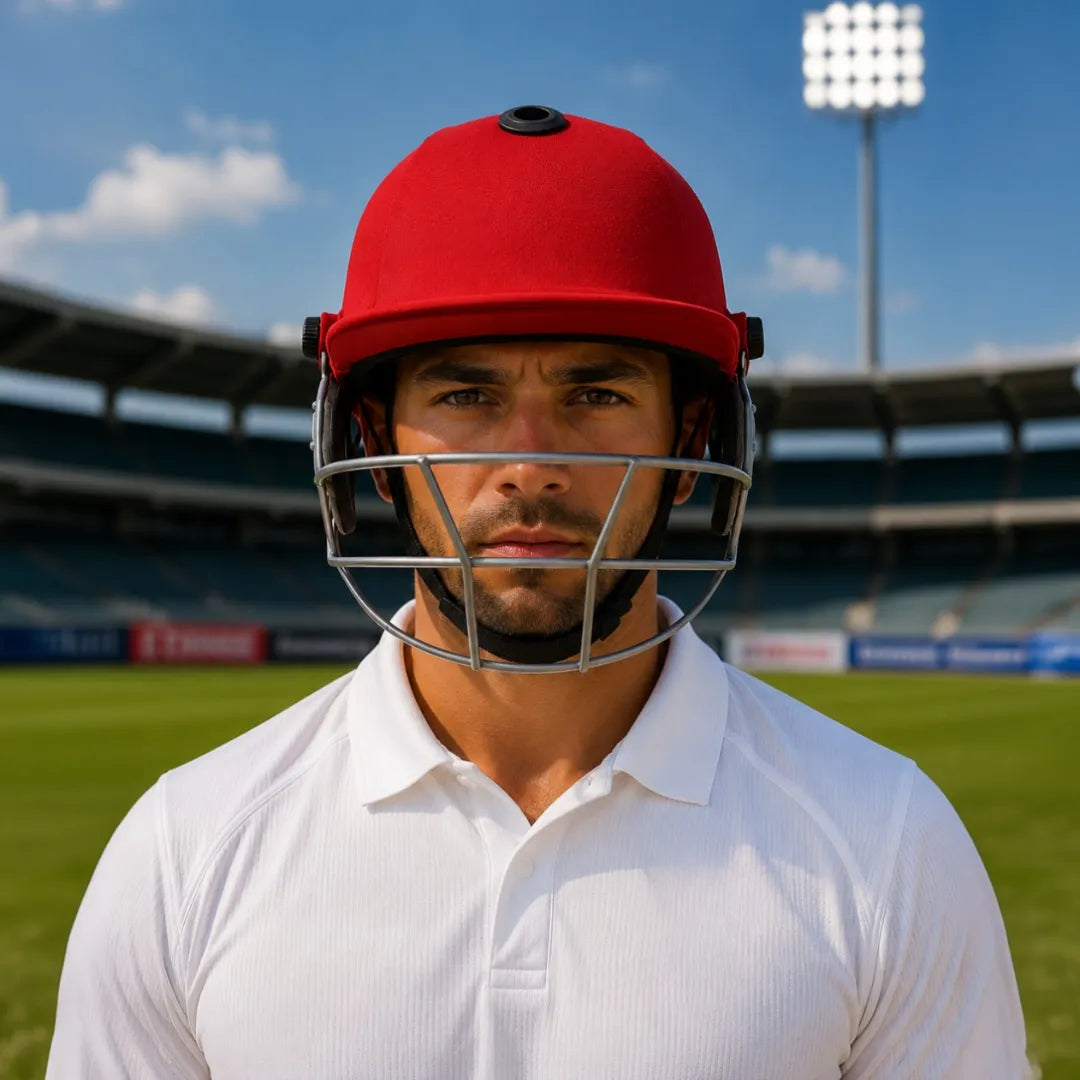 Cricket Helmet (Red)