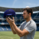 Premium Cricket Helmet (Blue)