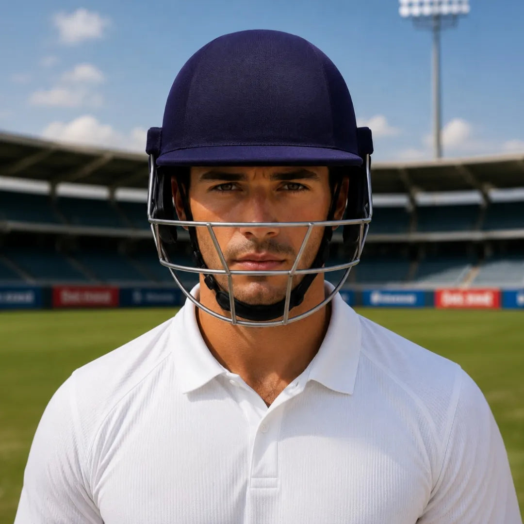 Premium Cricket Helmet (Blue)
