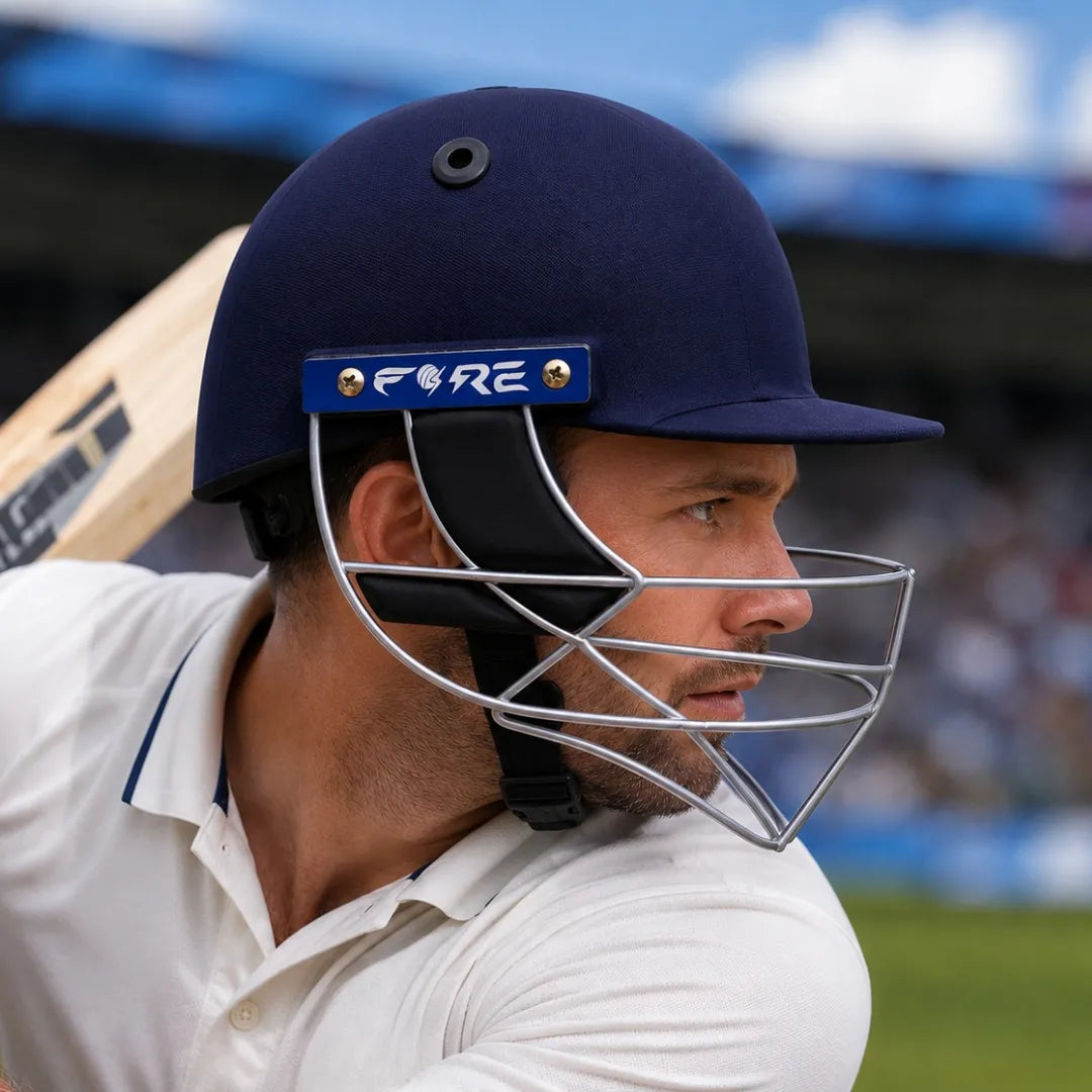Premium Cricket Helmet (Blue)